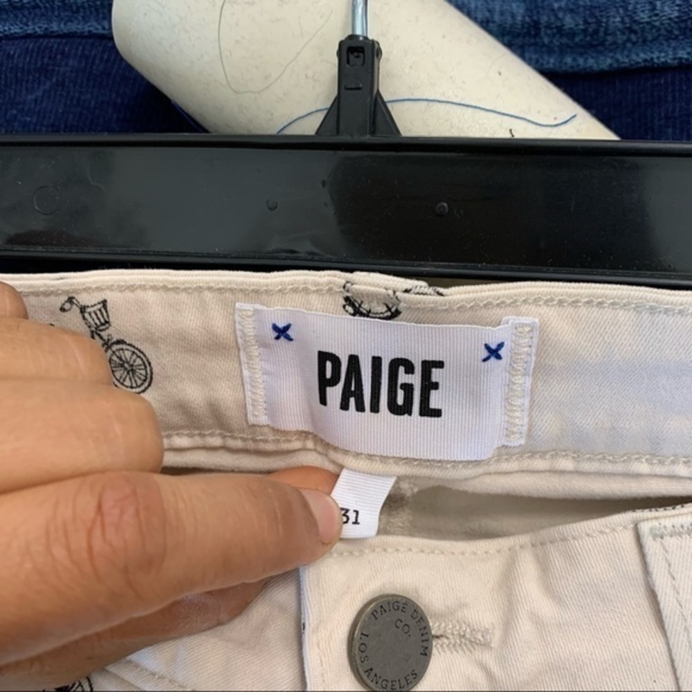 PAIGE Print denim size 31 - Picture 7 of 7